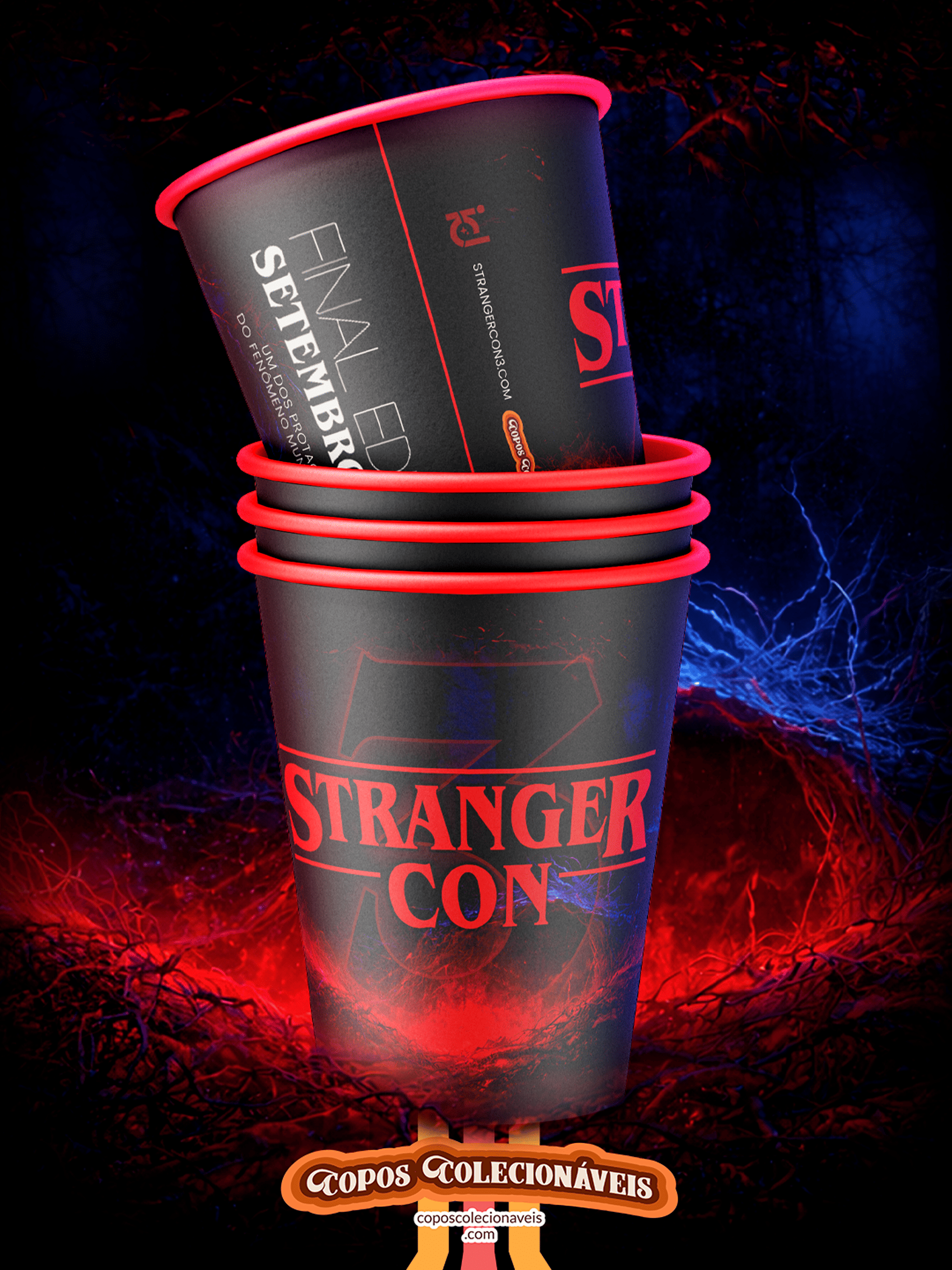 Copo Colecionável Stranger Con